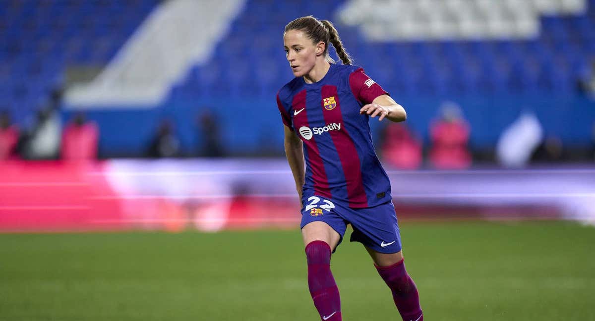 Ona Batlle, durante las semifinales de la Supercopa.