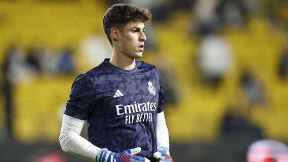 Kepa Arrizabalaga, antes de la semifinal contra el Atlético./REUTERS
