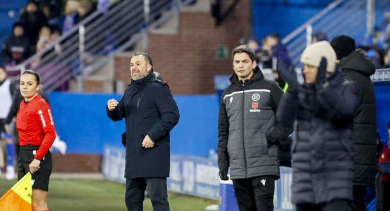 Sergio González, durante el partido contra el Alavés.