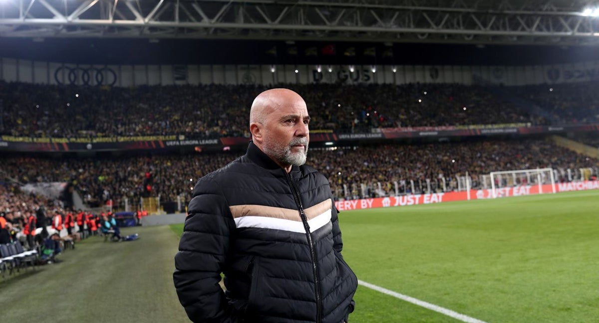 Sampaoli durante su etapa en el Sevilla.