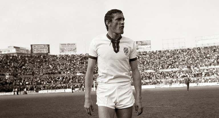 Gigi Riva, con el Cagliari, en 1970.