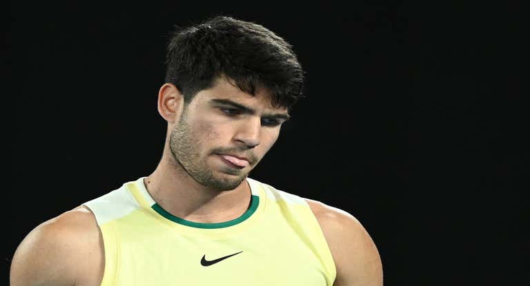 Carlos Alcaraz no está acompañado de Juan Carlos Ferrero en el Open de Australia.