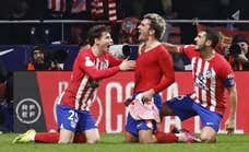 Atlético de Madrid 1 - Sevilla 0:, resumen, goles y resultado del partido de Copa del Rey