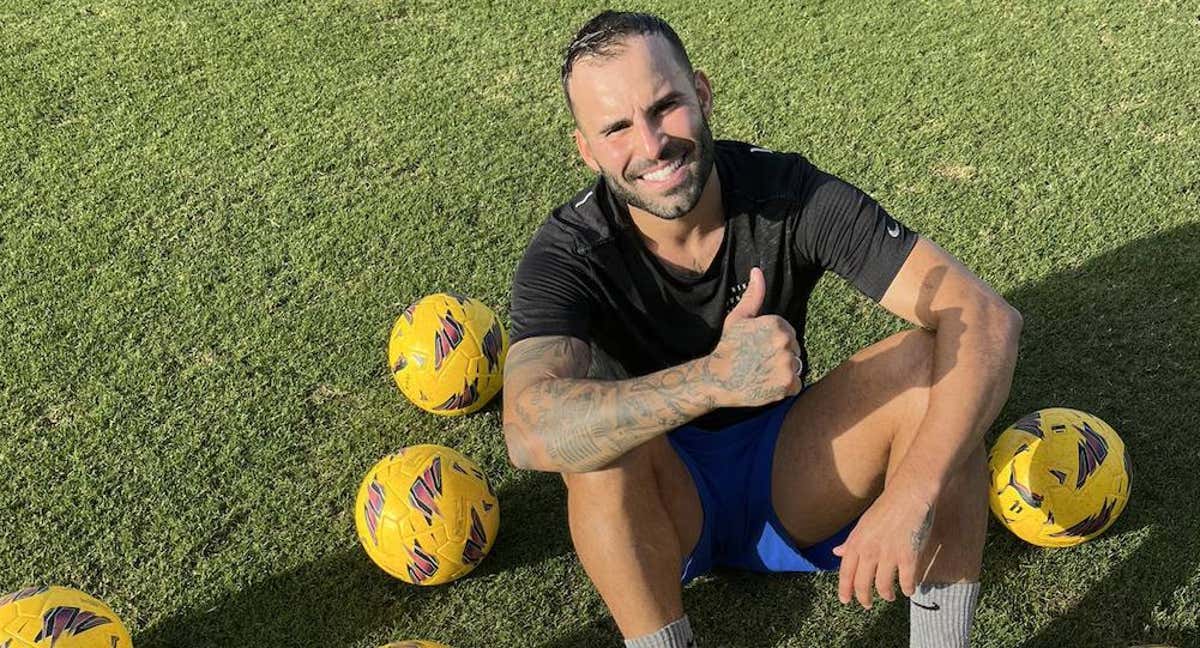 Jesé Rodríguez, después de su entrenamiento de este jueves. /INSTAGRAM