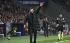 Simeone, De Paul y un mensaje para Barrios: «Piensa que tirar una pelota fuera queda feo»