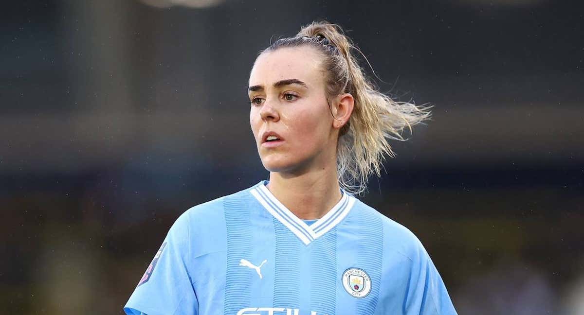 Jill Roord, durante un partido con el Manchester City. /Manchester City