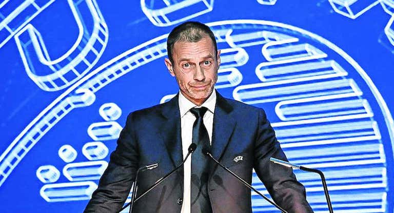Aleksander Ceferin, presidente de la UEFA.