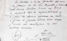 La historia tras la servilleta subastada de Messi: el Barça no la quiso y está en una caja de seguridad del Banco Crèdit de Andorra