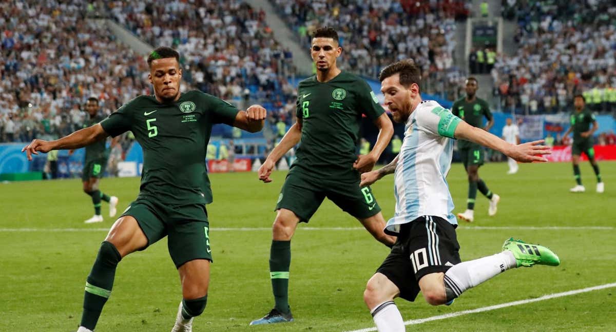 Argentina y Nigeria se enfrentaron en el Mundial 2018. /REUTERS