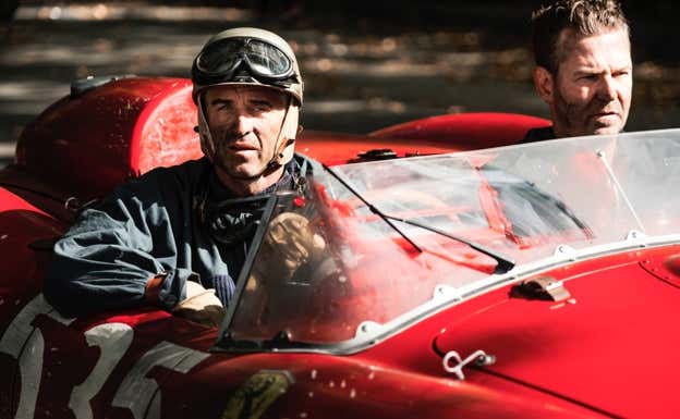 Patrick Dempsey, en el papel de Piero Taruffi, durante la película 'Ferrari'. Diamond Films