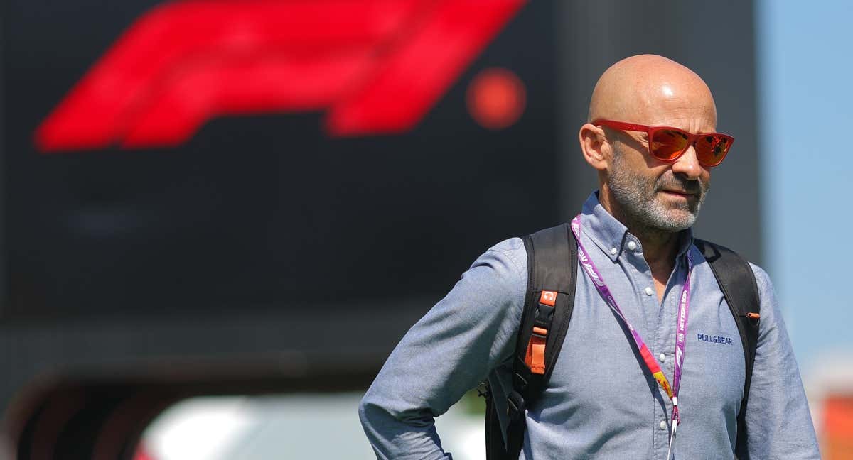 Antonio Lobato, en 2023, en Barcelona, antes de los entrenamientos de F1. /Getty Images