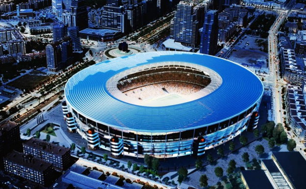 La cubierta fotovoltaica que plantea el VCF.  Relevo.
