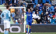 El Getafe «mata» la reacción de Iago Aspas y mira a Europa