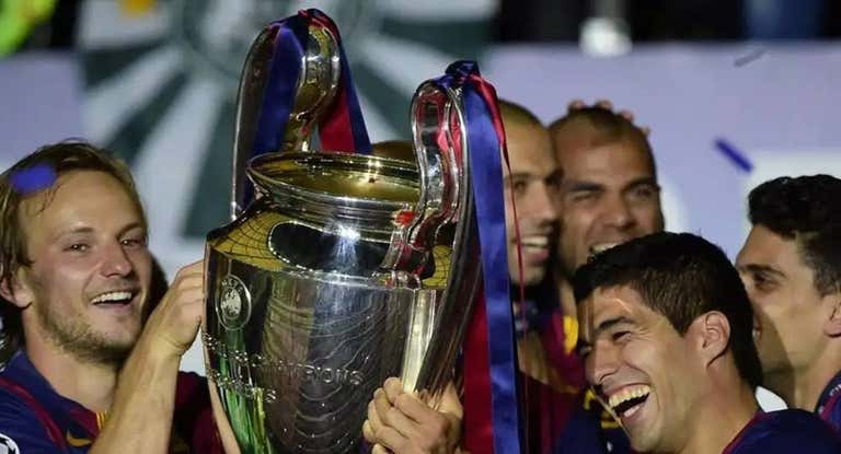 El Barcelona celebra su quinta y última Champions en 2015.