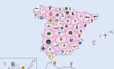 Cuál es el equipo más querido de cada rincón de España... sin contar el fútbol