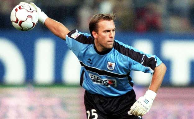 Westerveld, en su época en la Real Sociedad.  Afp