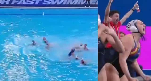La ‘pifia’ sin portera de Grecia que le dio a España un bronce desde mitad de piscina