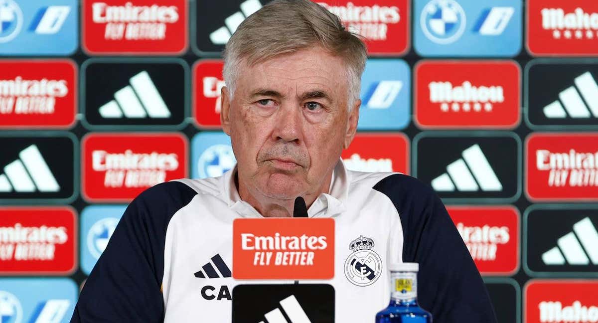 Ancelotti, en conferencia de prensa./RealMadrid