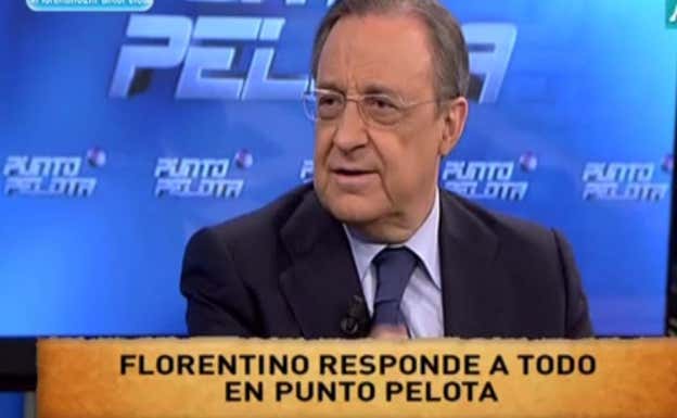 Florentino Pérez, en Punto Pelota.