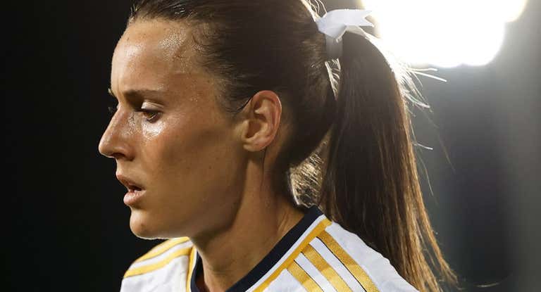 Hayley Raso, jugadora del Real Madrid, durante un partido.