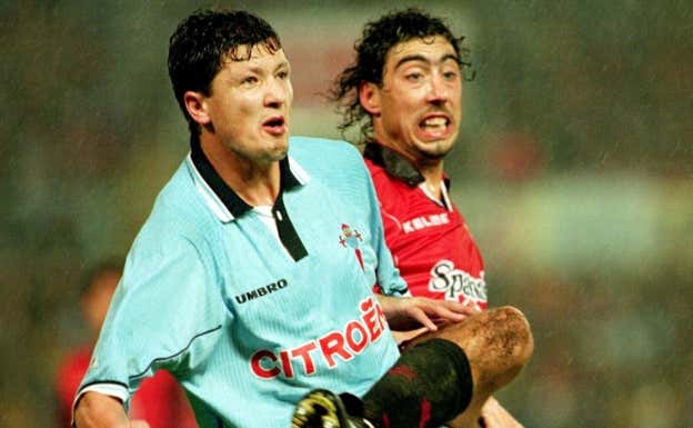 Marcelino Elena, durante un partido con el Mallorca.  Agencias