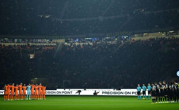 Una imagen de la previa del Inter - Salernitana.  REUTERS