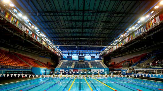 Mundiales de Natación, en Doha, la piscina de la competición. /AFP