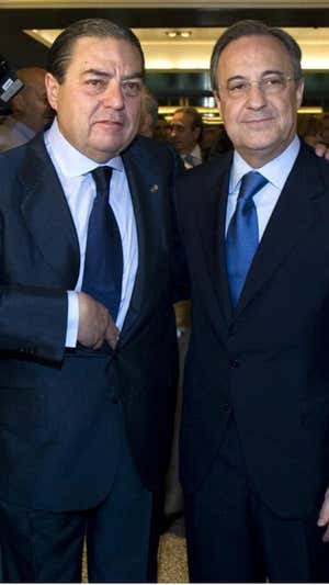 Vicente Boluda y Florentino Pérez.  EFE