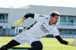 Courtois dispara el optimismo e inicia el entrenamiento con normalidad