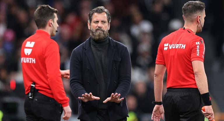 El entrenador del Sevilla, Quique Sánchez Flores.