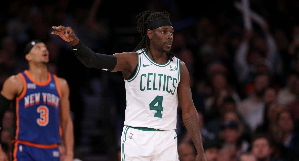 Holiday, durante un partido de los Celtics./REUTERS