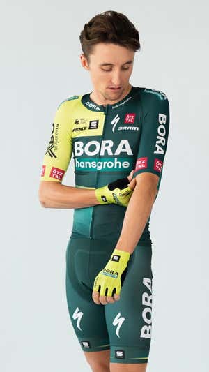El nuevo maillot del Bora-Hansgrohe para la temporada 2024.  BORA-HANSGROHE