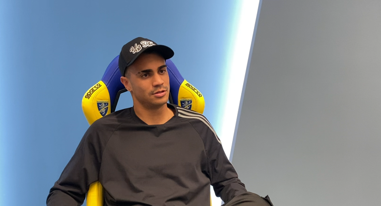 Reinier durante la entrevista con Relevo.