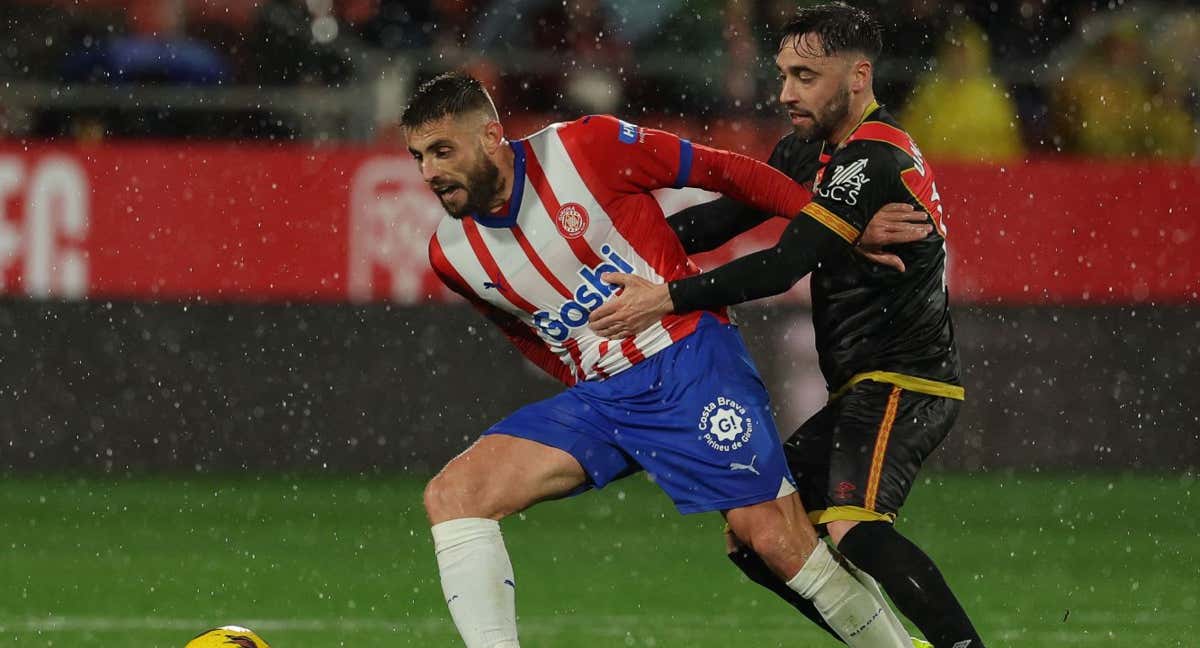 David López el pasado lunes ante el Rayo.