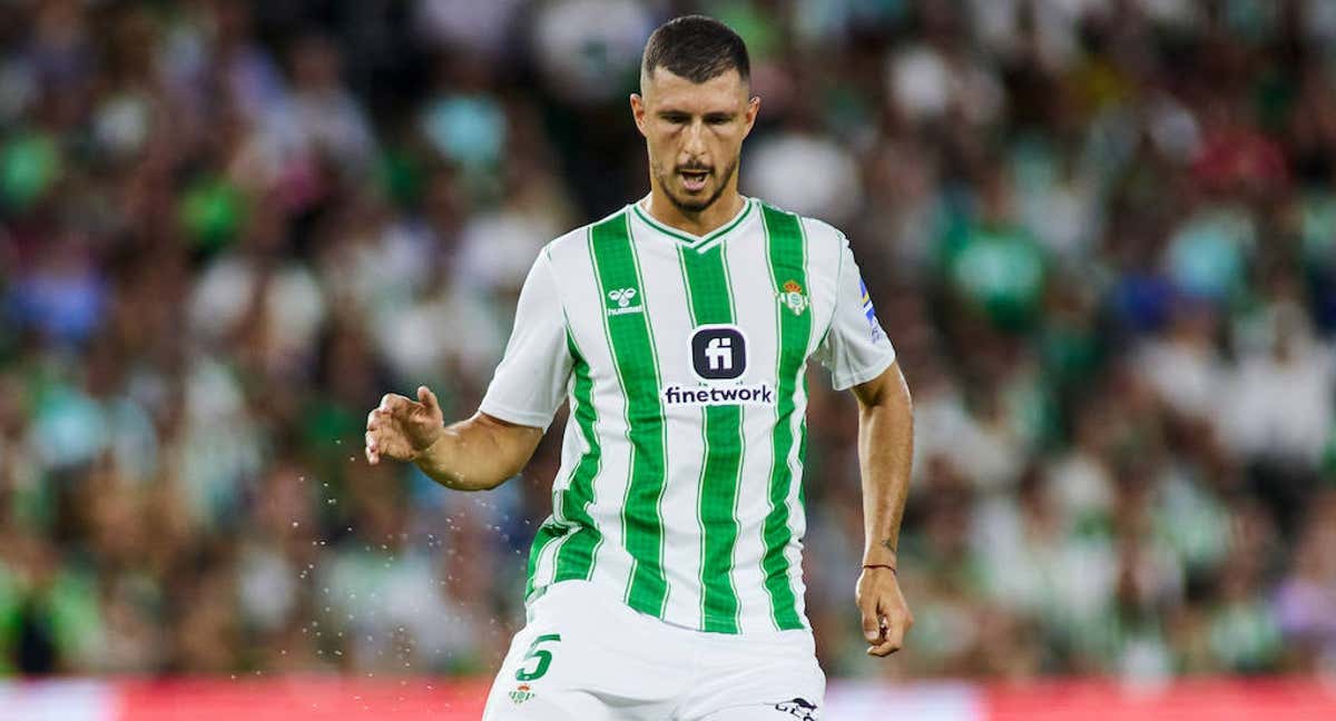 Guido Rodríguez, en un partido del Betis de esta temporada./EP