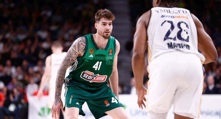 Juancho Hernangómez, durante el partido en el WiZink ante el Real Madrid.