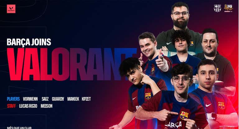 Lucas Rojo, entrenador del equipo Valorant de los EA Sports del Barça.
