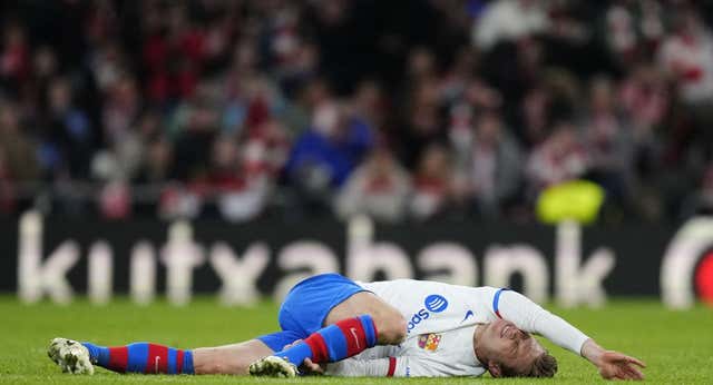 Así fue la lesión de De Jong del 3 de marzo