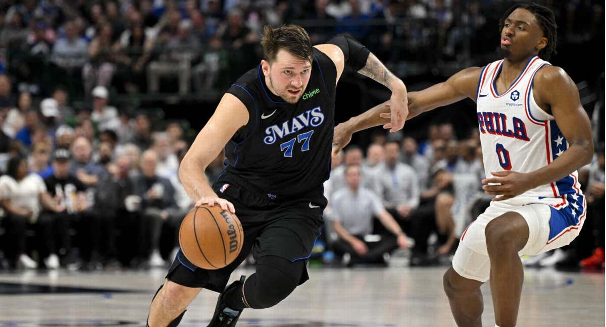 Luka Doncic, durante el partido de esta noche. /Reuters