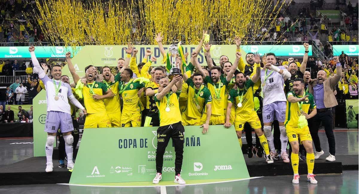 El Jaén es el vigente campeón de la Copa de España de fútbol sala.