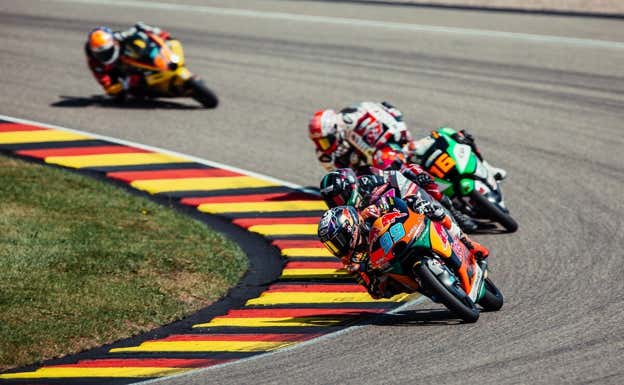 José Antonio Rueda, en el GP de Alemania de Moto3 2023 . Rob Gray (Polarity Photo)