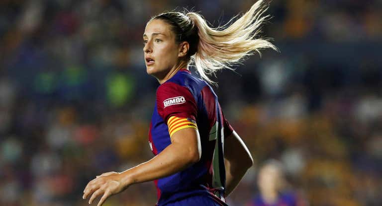 Alexia Putellas durante un partido.