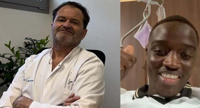 El Doctor Sonnery-Cottet, cirujano de Diakhaby: «Los últimos tres casos similares volvieron a su mismo nivel»