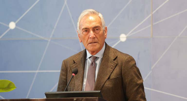 Gabriele Gravina, presidente de la Federación Italiana de Fútbol.
