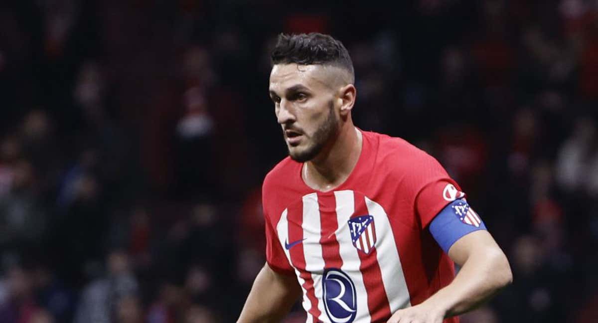 Koke, en un partido con el Atlético./EFE