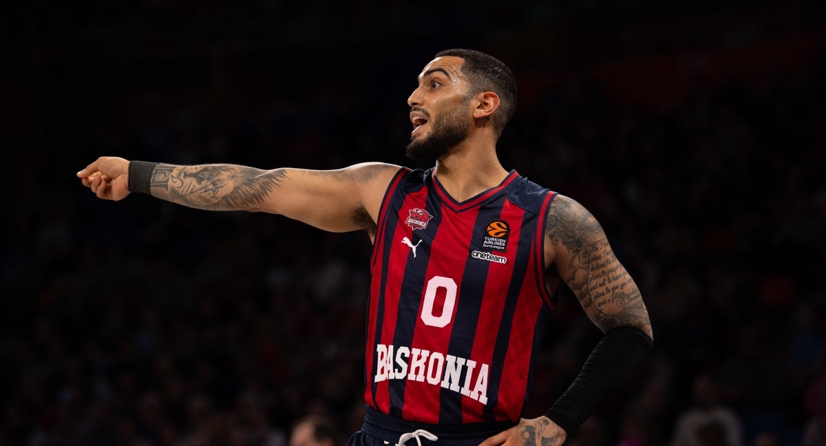 Markus Howard durante la victoria del Baskonia frente al Alba Berlín