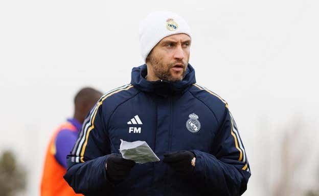 Francesco Mauri, en un entrenamiento.  INSTAGRAM