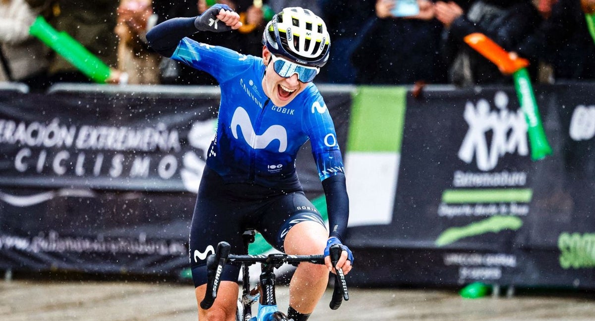 Mareille Meijering se anota la victoria en la segunda etapa de la Vuelta a Extremadura.