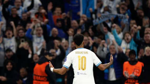 Aubameyang está brillando en el Olympique de Marsella. /REUTERS