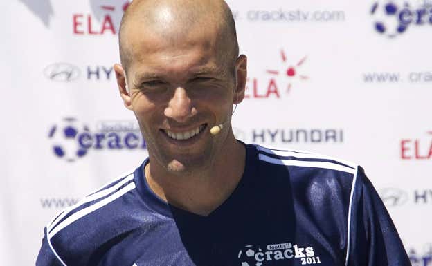 Zidane, en un programa.